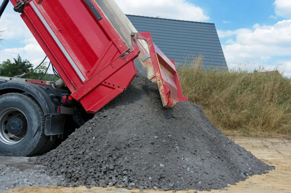 Livraison de granulats à Cestas